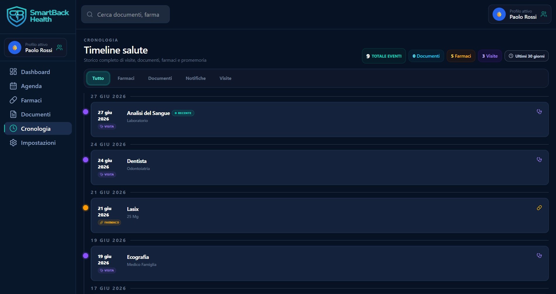 Timeline SmartBack Desktop